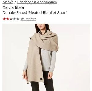 Brand new Calvin Klein blanket scarf